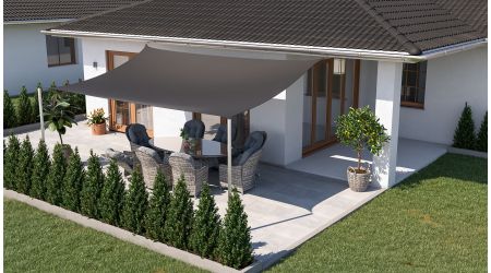 Toile d'ombrage rectangulaire - 3x5m