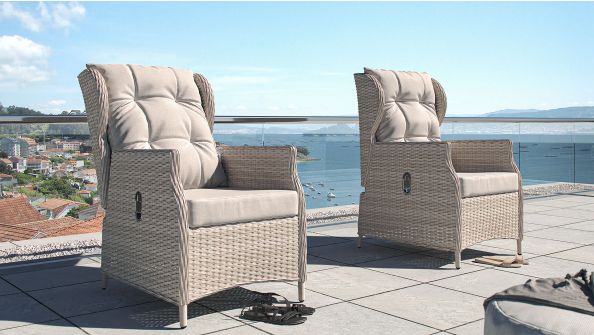 Duo de fauteuils BARIYA 