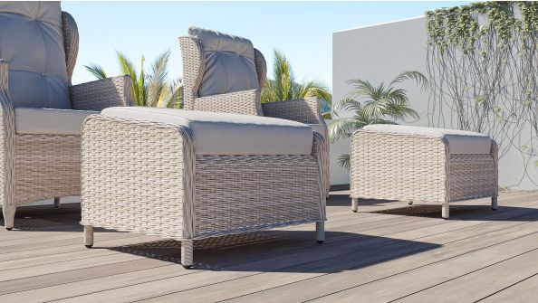2x poufs Barola