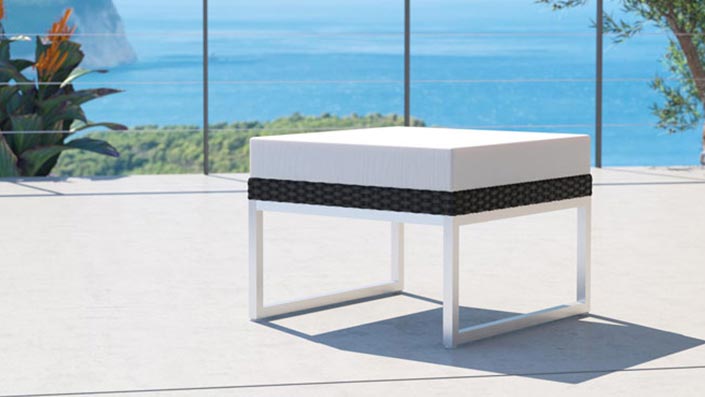 Pouf/Repose-pieds Alivera