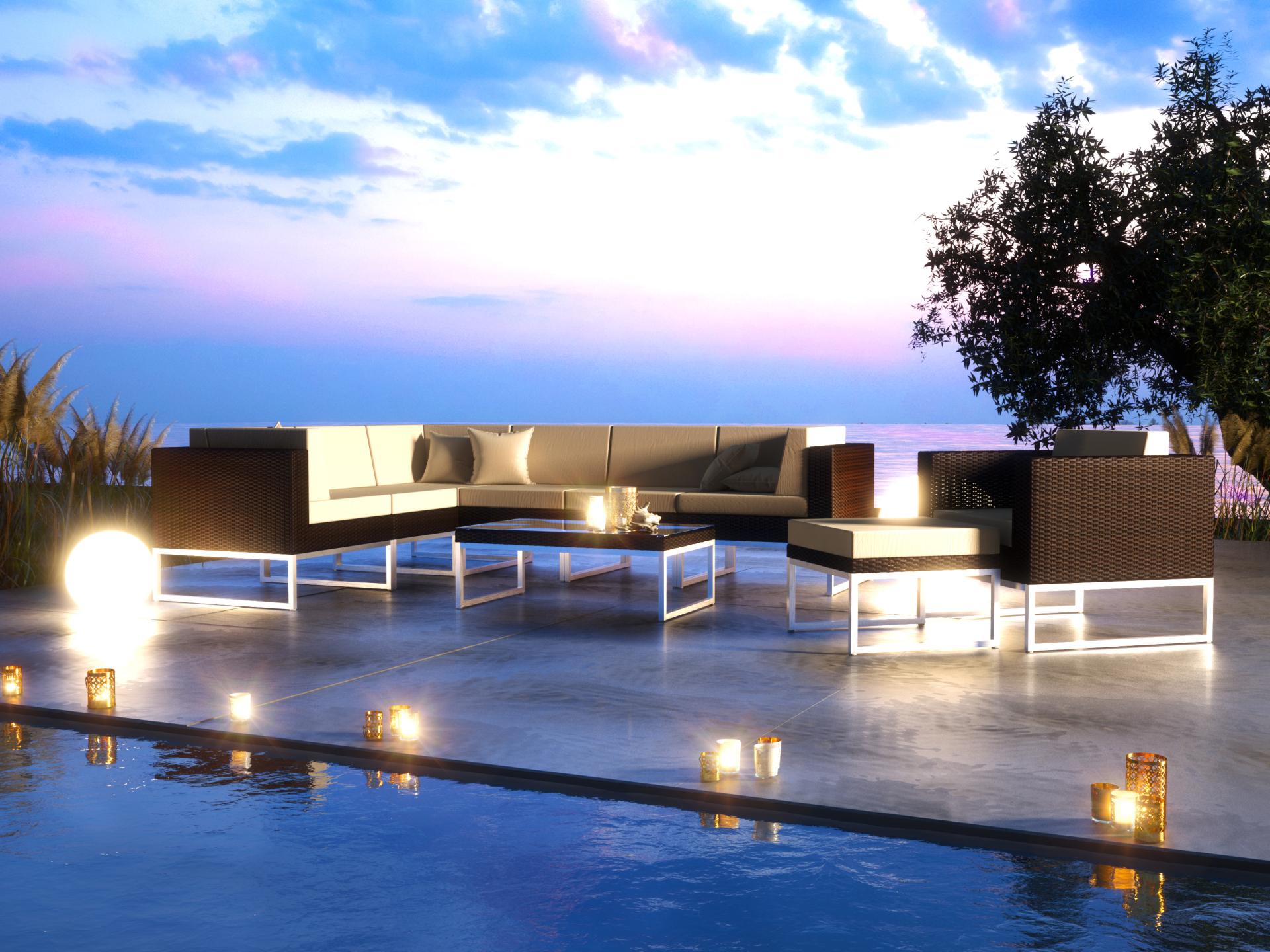 Salon de jardin Alivera XL
