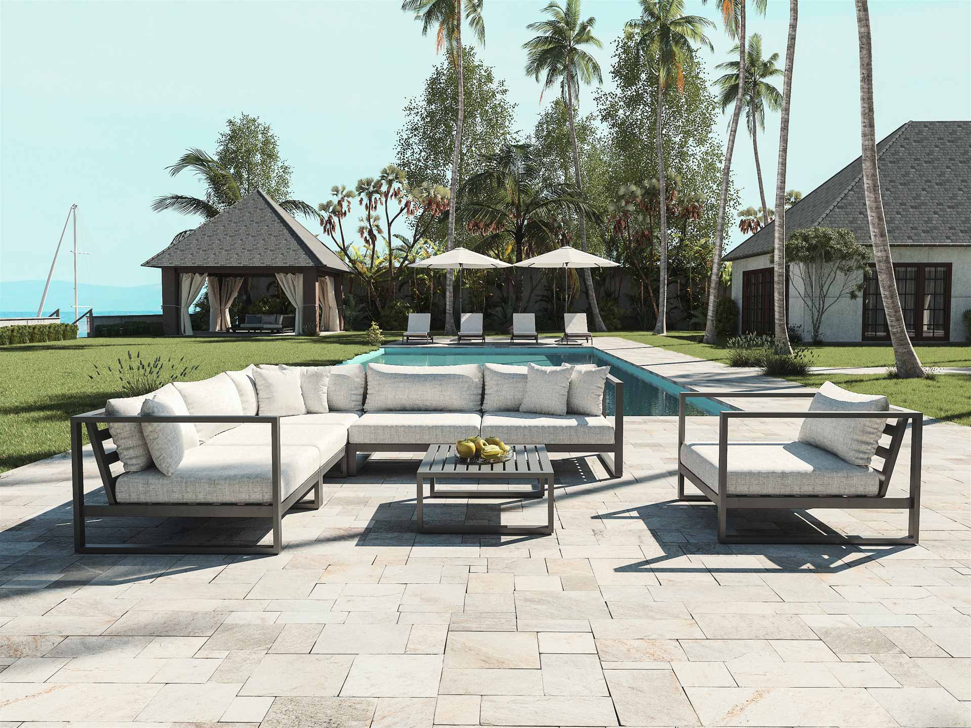 Salon de jardin Matteo L