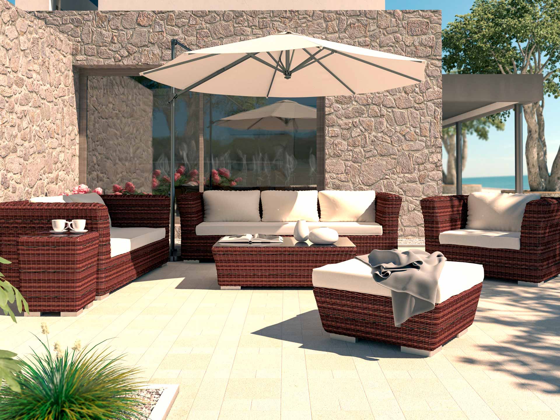 Salon de jardin Rigantona L